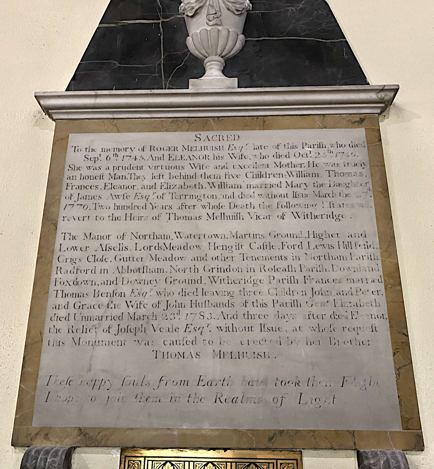 /photos/Memorial Tablet in Northam church